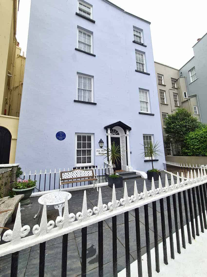 Admiral Lord Nelson Tenby Blue Plaque East Rock House