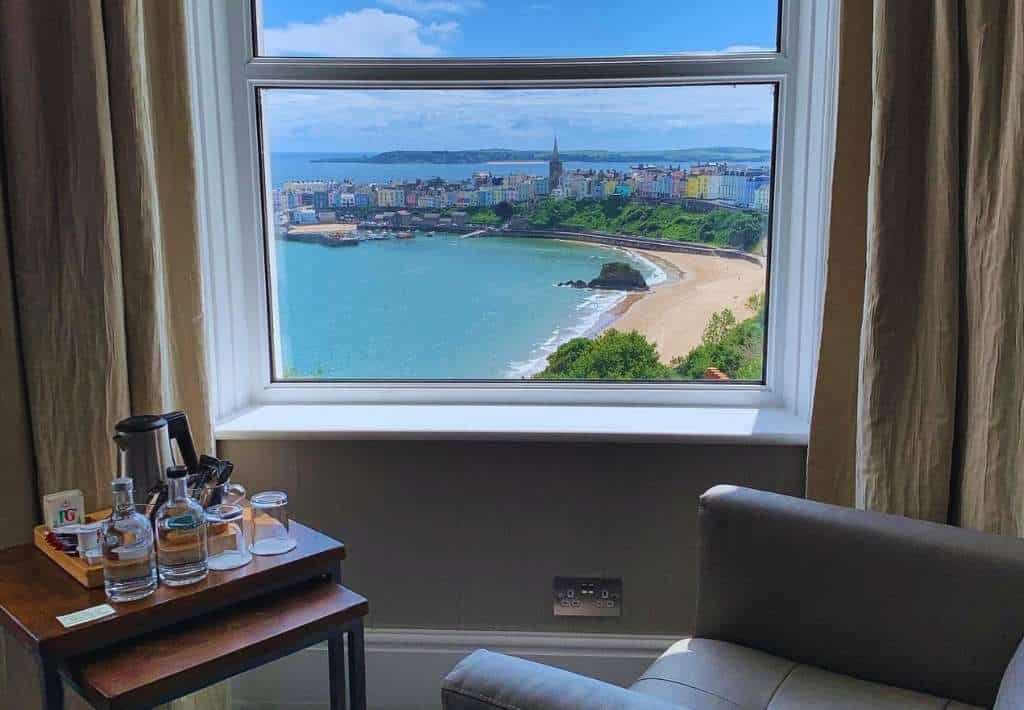 The Park Hotel in Tenby with sea views