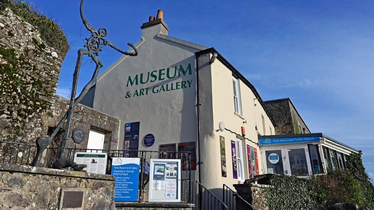 Tenby Museum and Art Gallery is a great place to visit when it is raining
